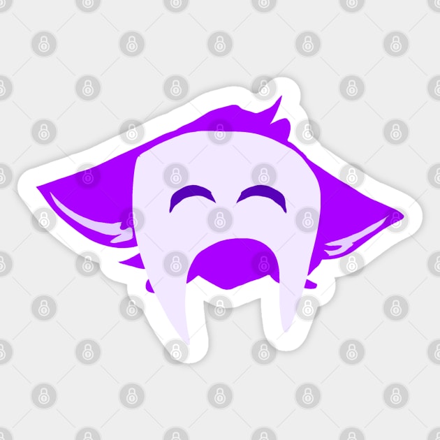 Purple Slime pup Sticker by WillowTheCat-